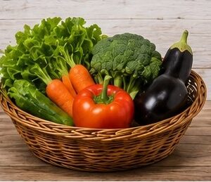 Panier moyen de légumes – 15€/panier